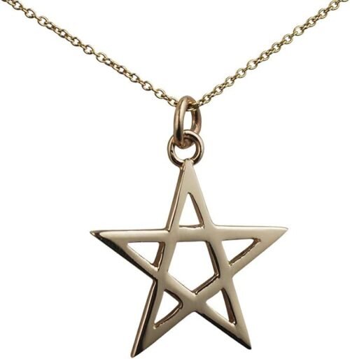 Pentacle Pendant in Gold